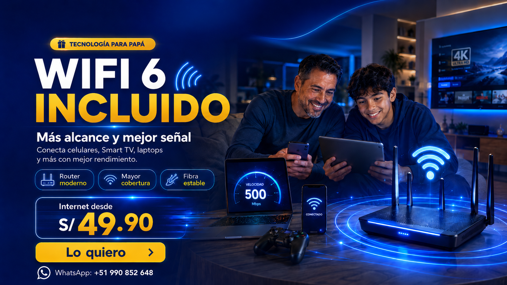 Promoción Día del Padre BLIZZARNET 2