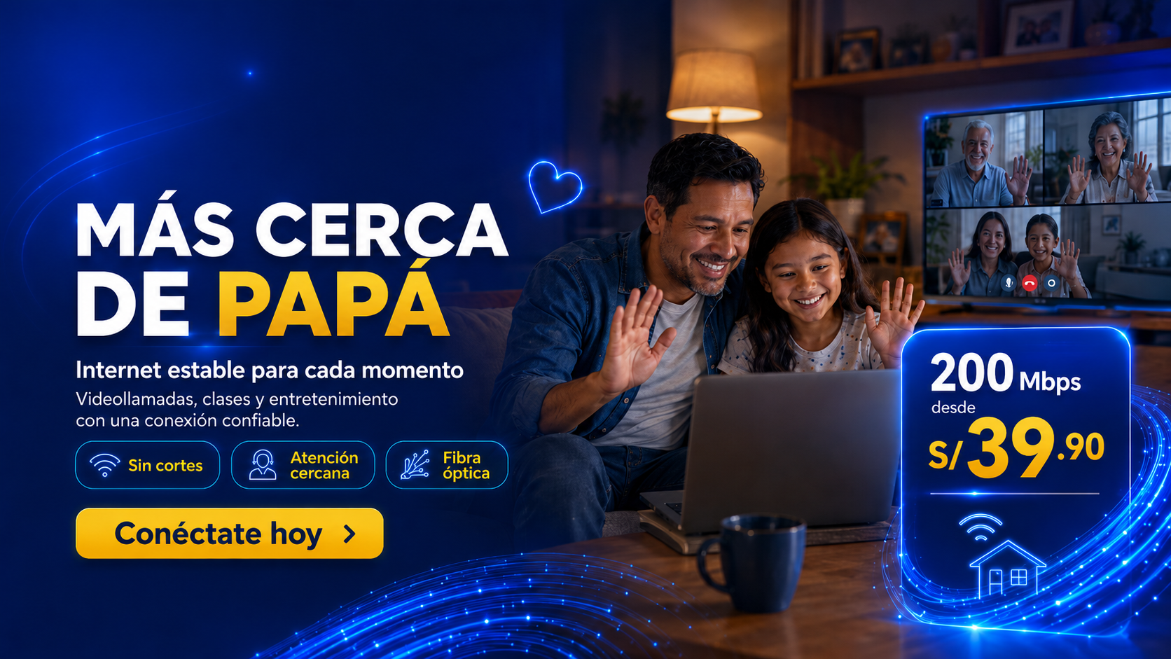 Internet para papá gamer