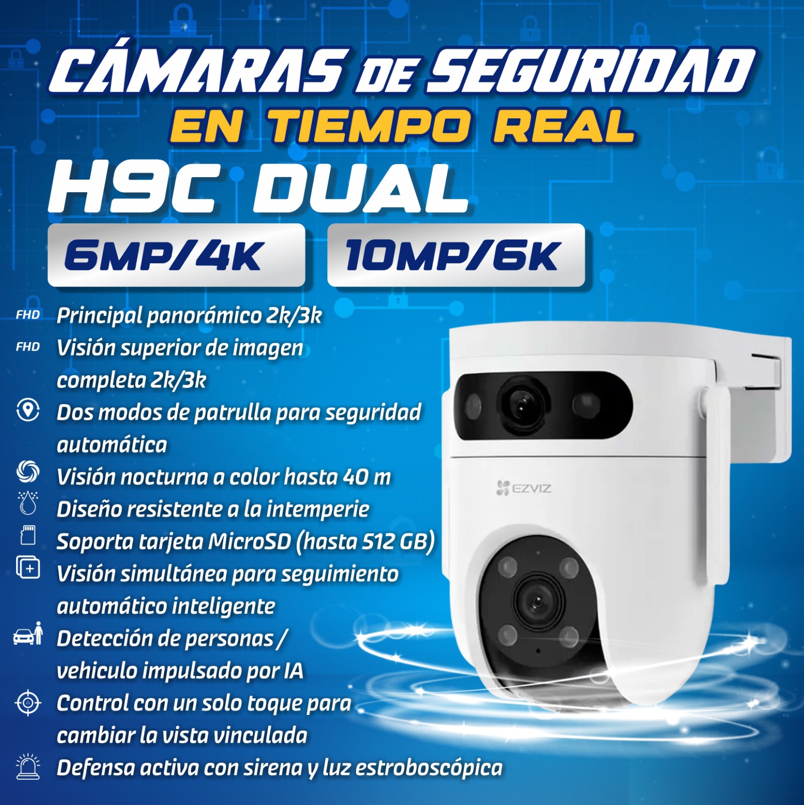 Cámara de seguridad Cámara WiFi EZVIZ